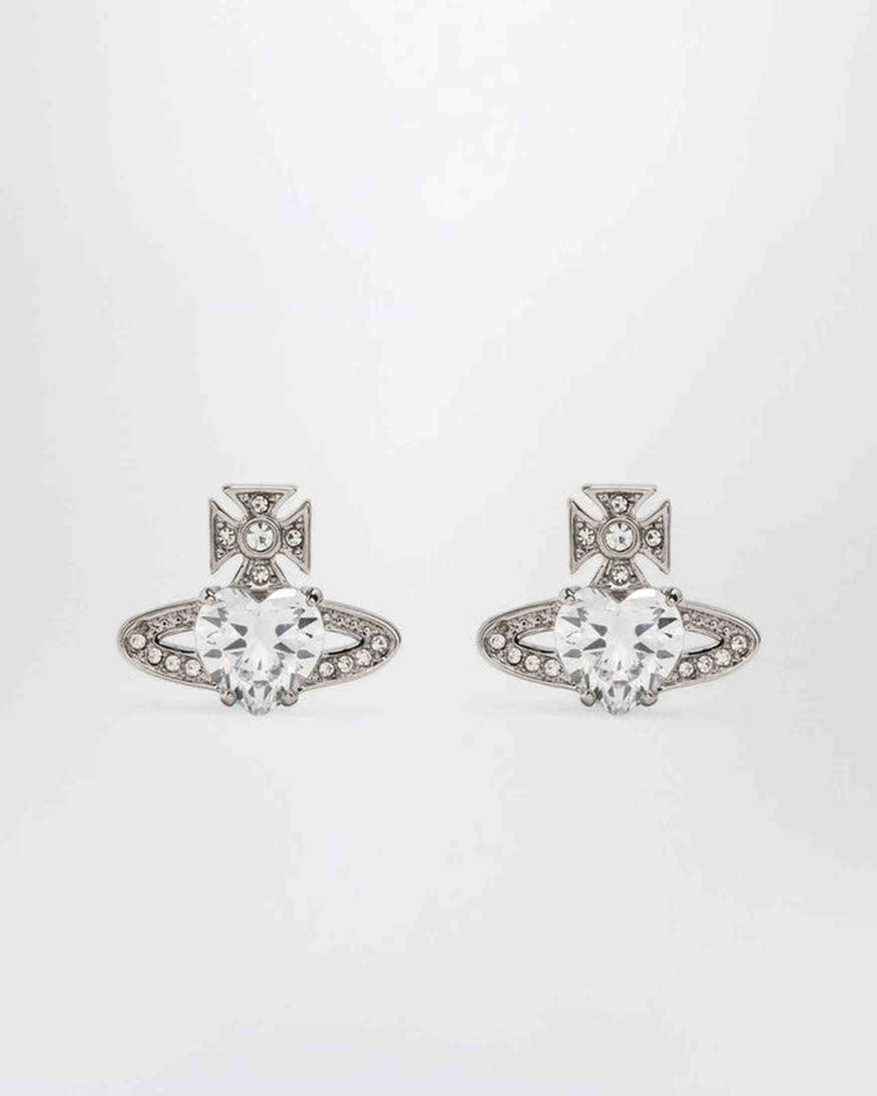 Vivienne Westwood Silver Ariella Earrings Glam Steals