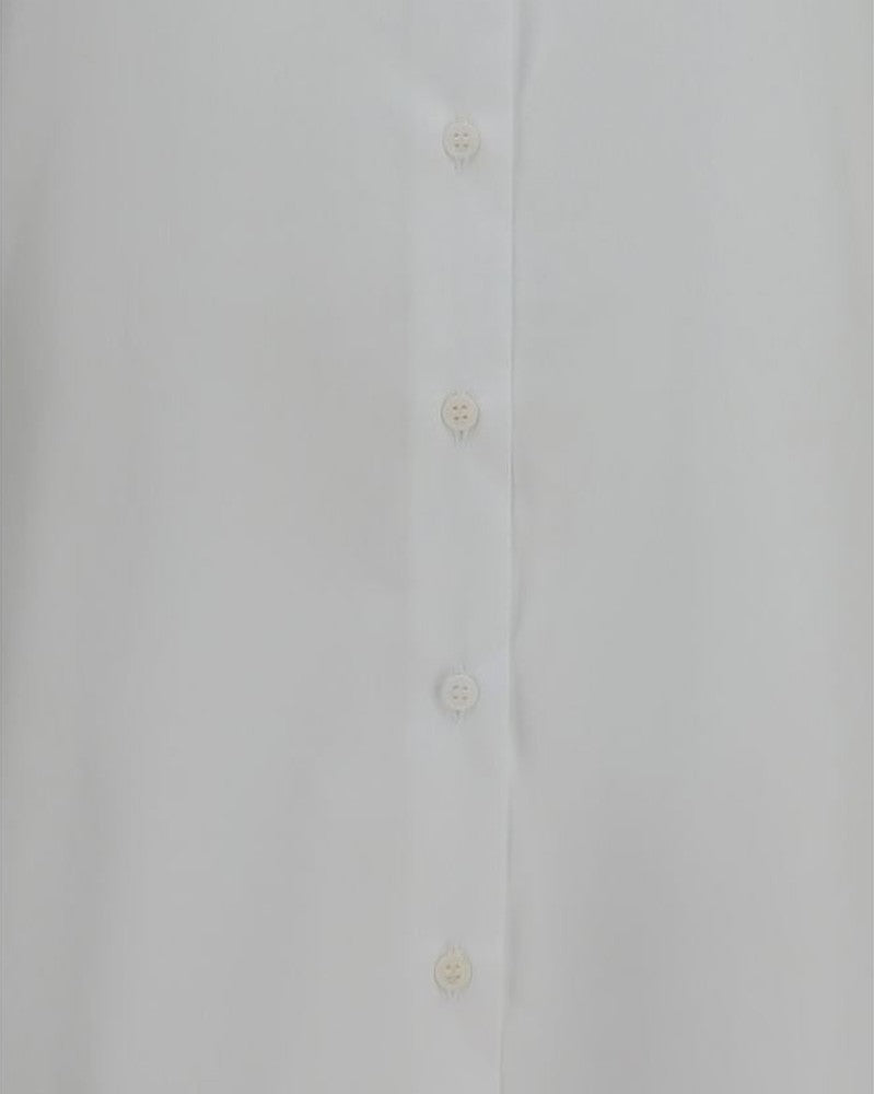 Ermanno Scervino White Cotton Dress Shirt Glam Steals