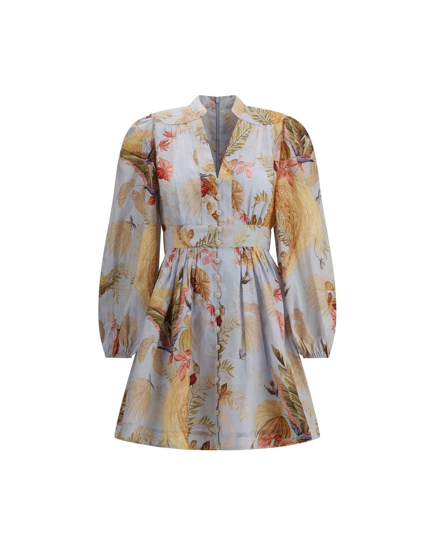 Zimmermann Ascension Plunge Mini Dress Glam Steals