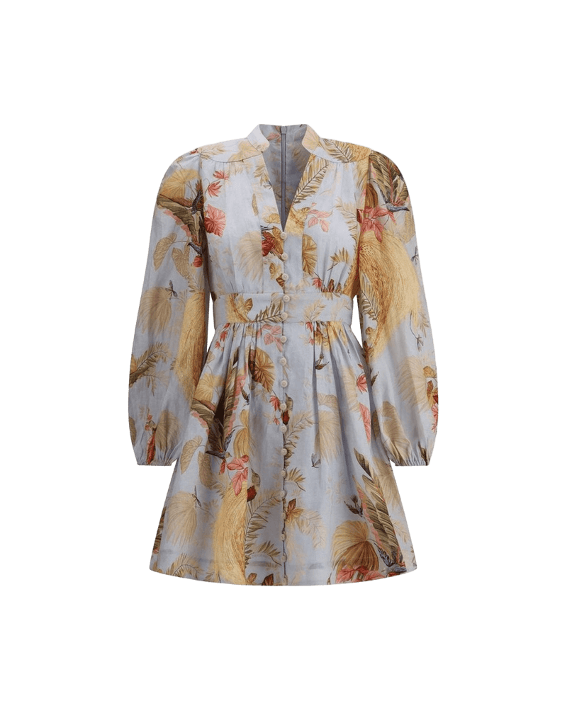 Zimmermann Ascension Plunge Mini Dress Glam Steals