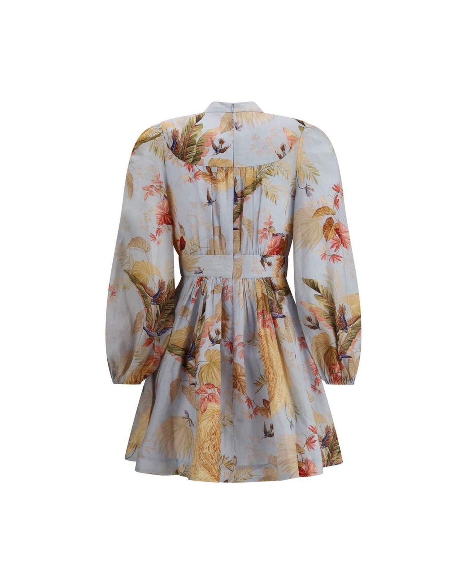 Zimmermann Ascension Plunge Mini Dress Glam Steals