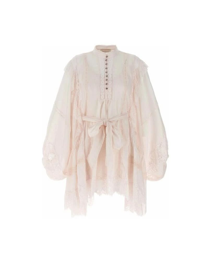 Zimmermann Beige Cotton Casual Dress Glam Steals