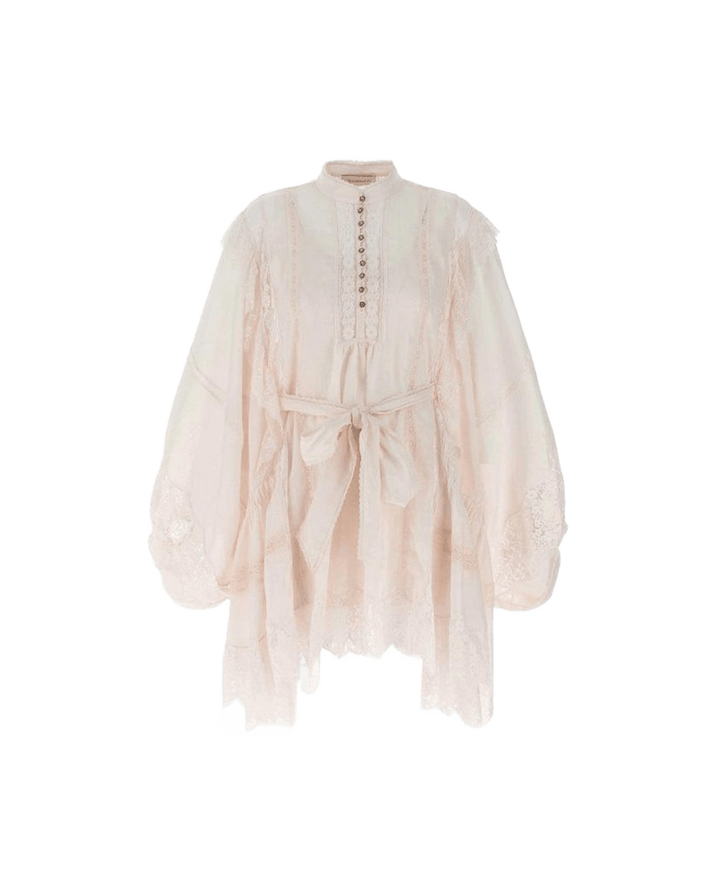 Zimmermann Beige Cotton Casual Dress Glam Steals