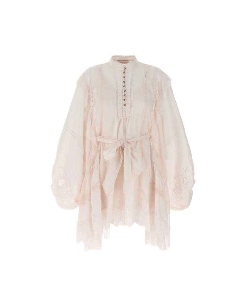 Zimmermann Beige Cotton Casual Dress Glam Steals