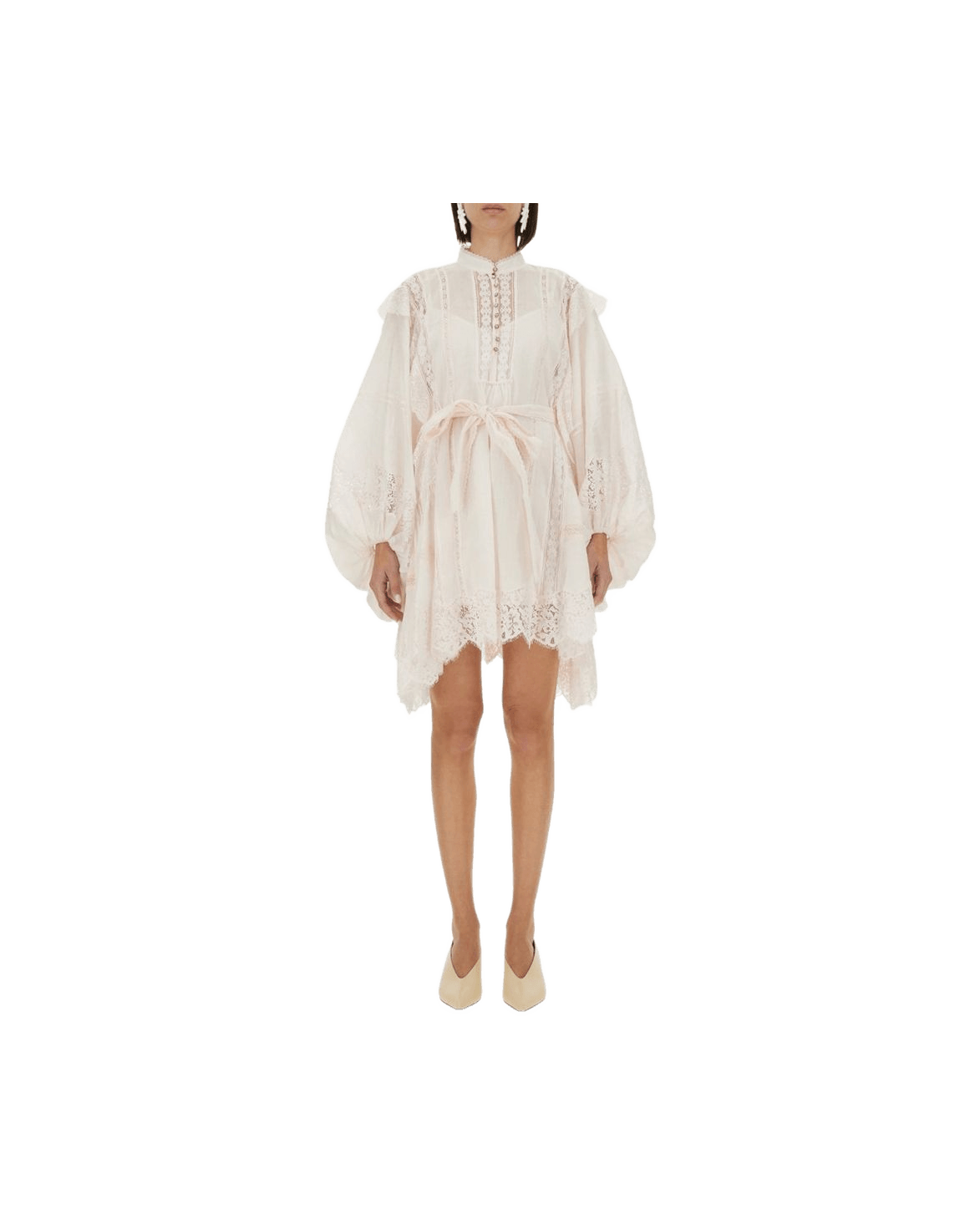 Zimmermann Beige Cotton Casual Dress Glam Steals