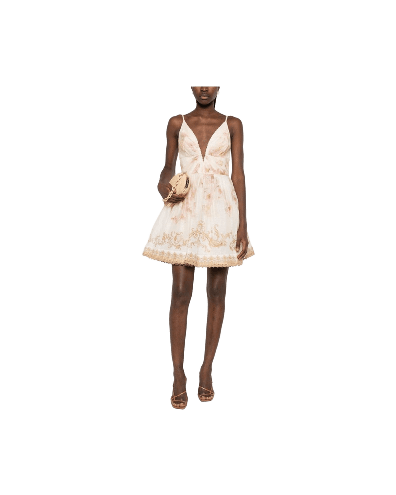 Zimmermann Dress Beige Glam Steals
