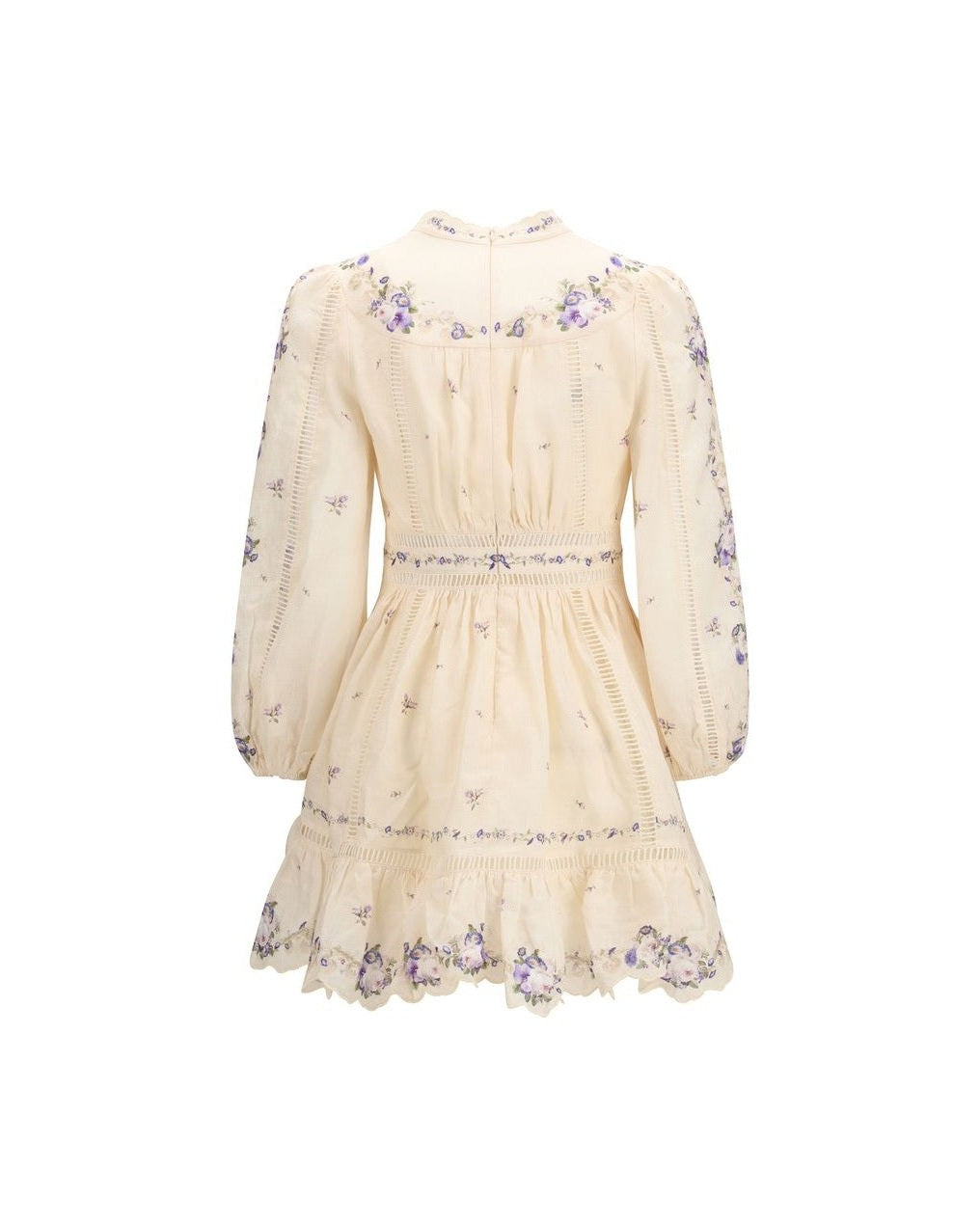 Zimmermann Beige Linen Casual Dress Glam Steals