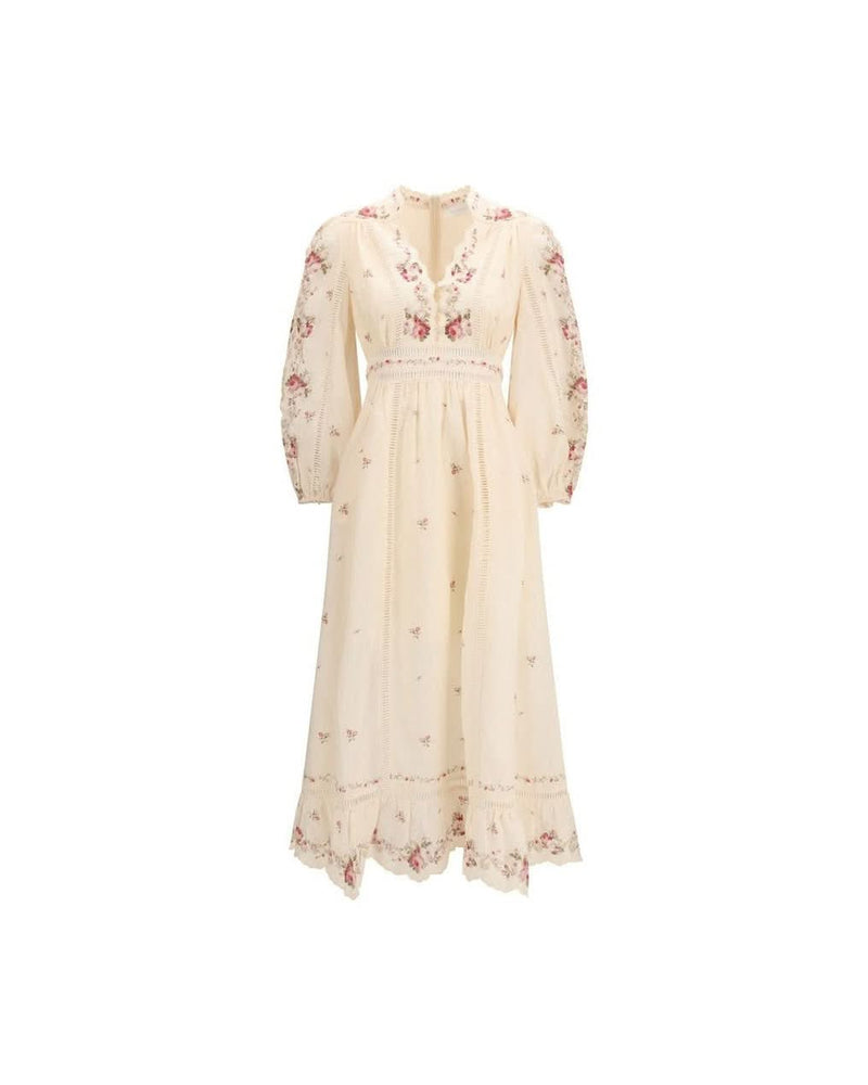 Zimmermann Beige Linen Casual Dress 