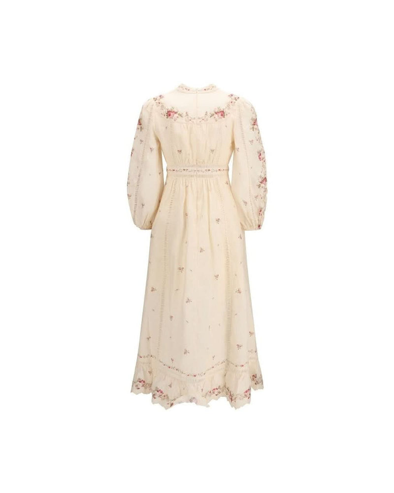 Zimmermann Beige Linen Casual Dress 