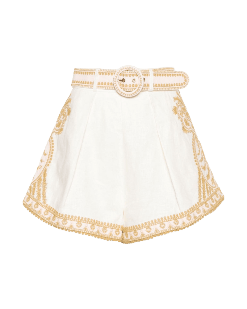 Zimmermann Beige Shorts Glam Steals