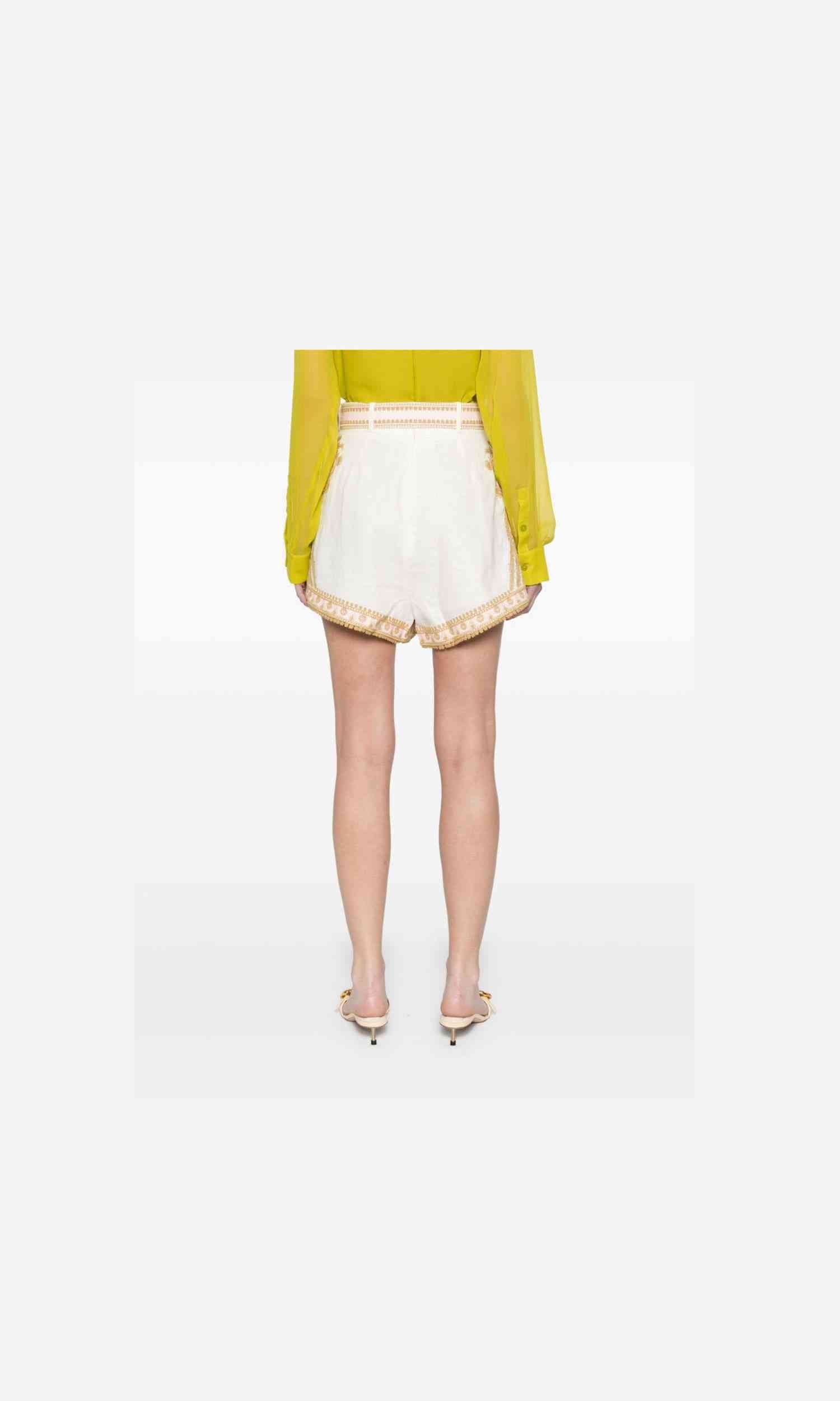 Zimmermann Beige Shorts Glam Steals