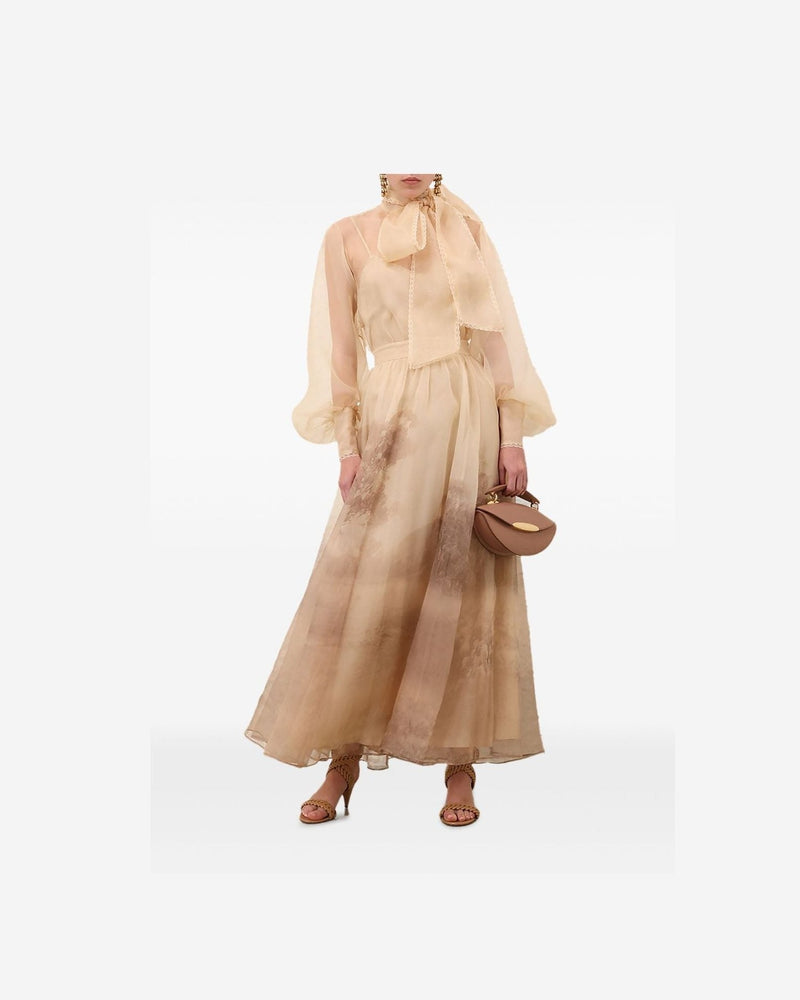 Zimmermann Beige Skirt Glam Steals