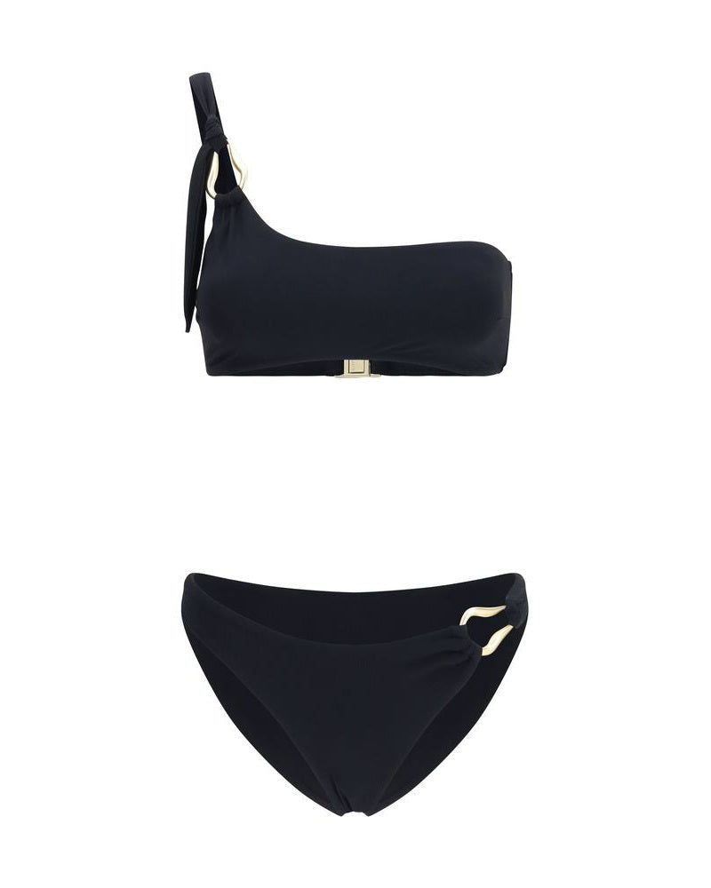 Zimmermann Black Elastane Bikini Glam Steals