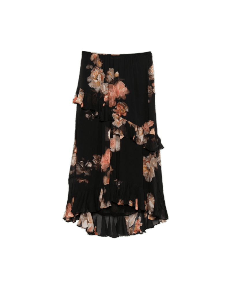 Zimmermann Skirt Black Glam Steals