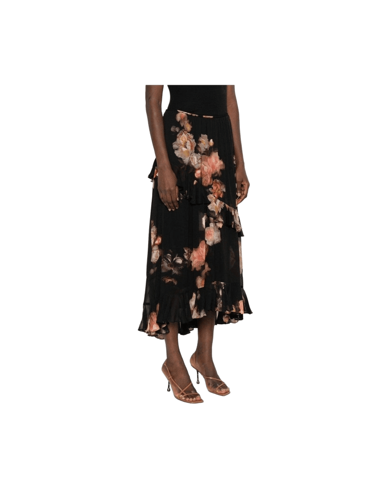Zimmermann Skirt Black Glam Steals