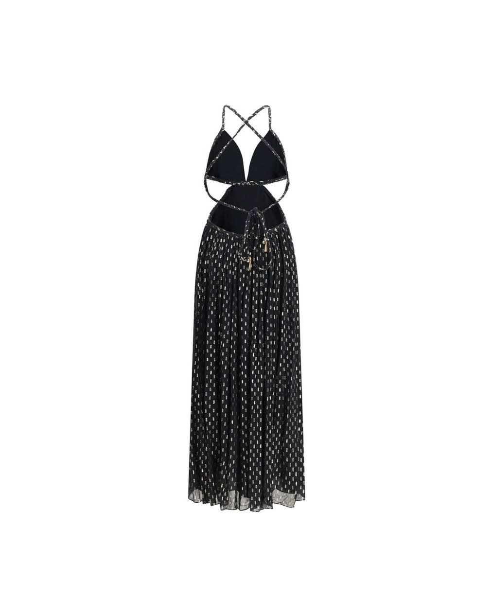 Zimmermann Black Viscose Long Dress 