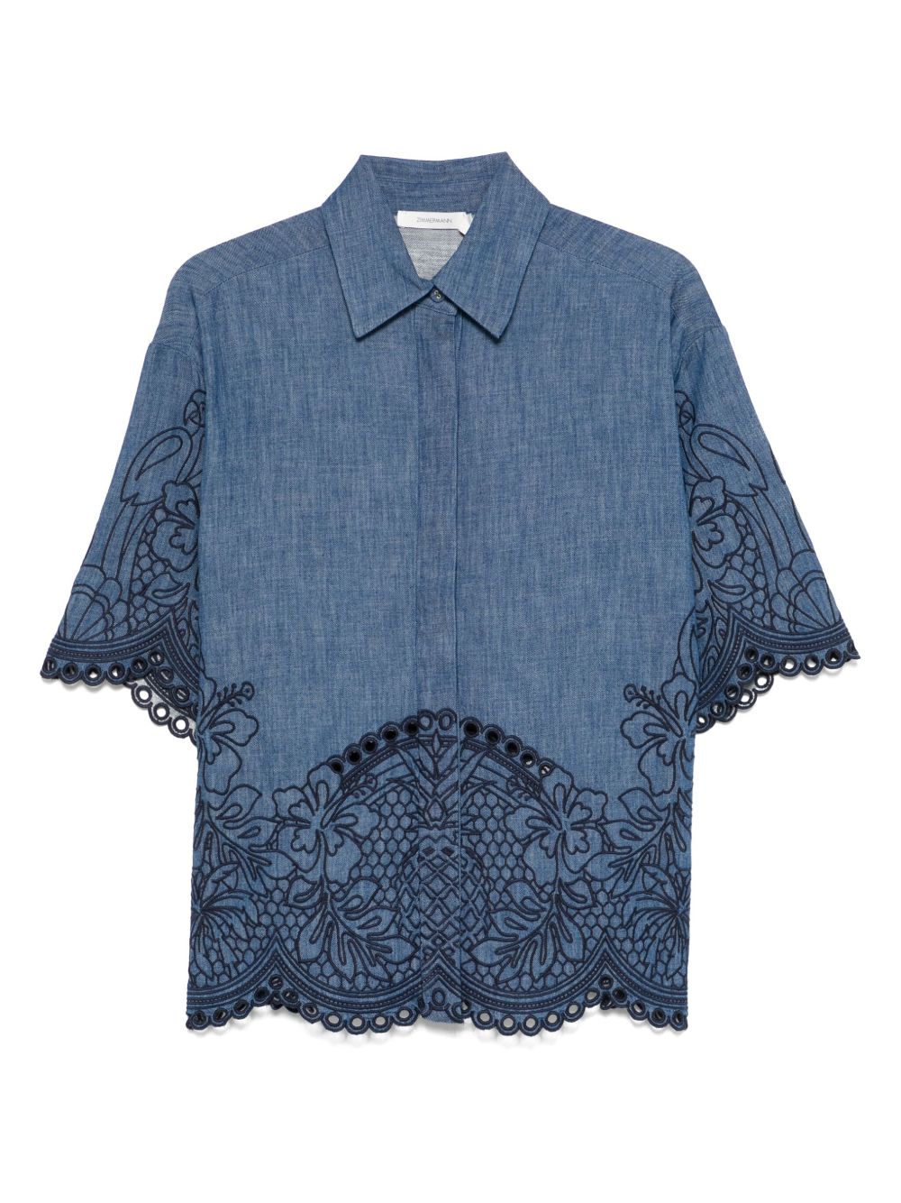 Zimmermann Blue Shirt Glam Steals