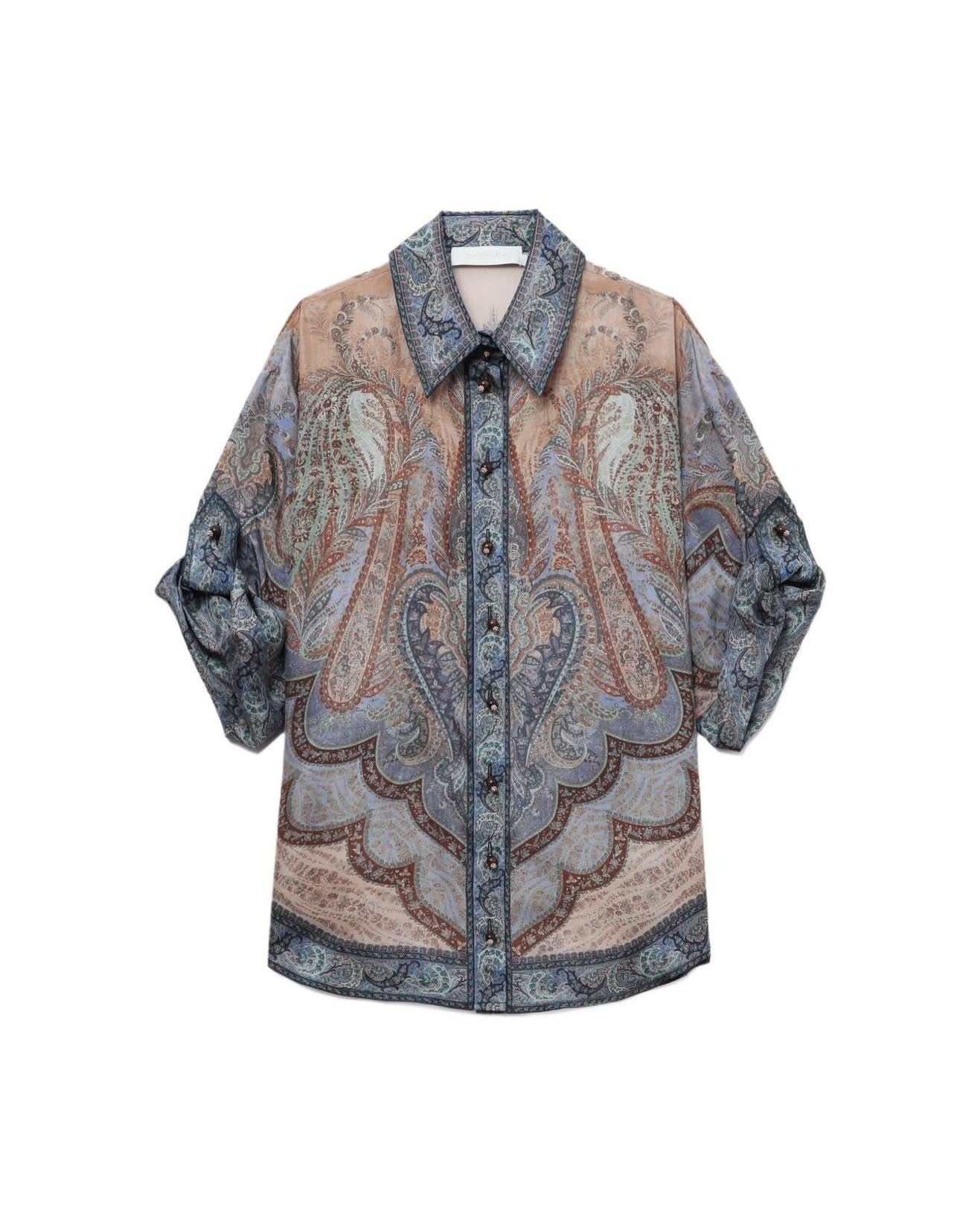 Zimmermann Blue Shirt Shirts