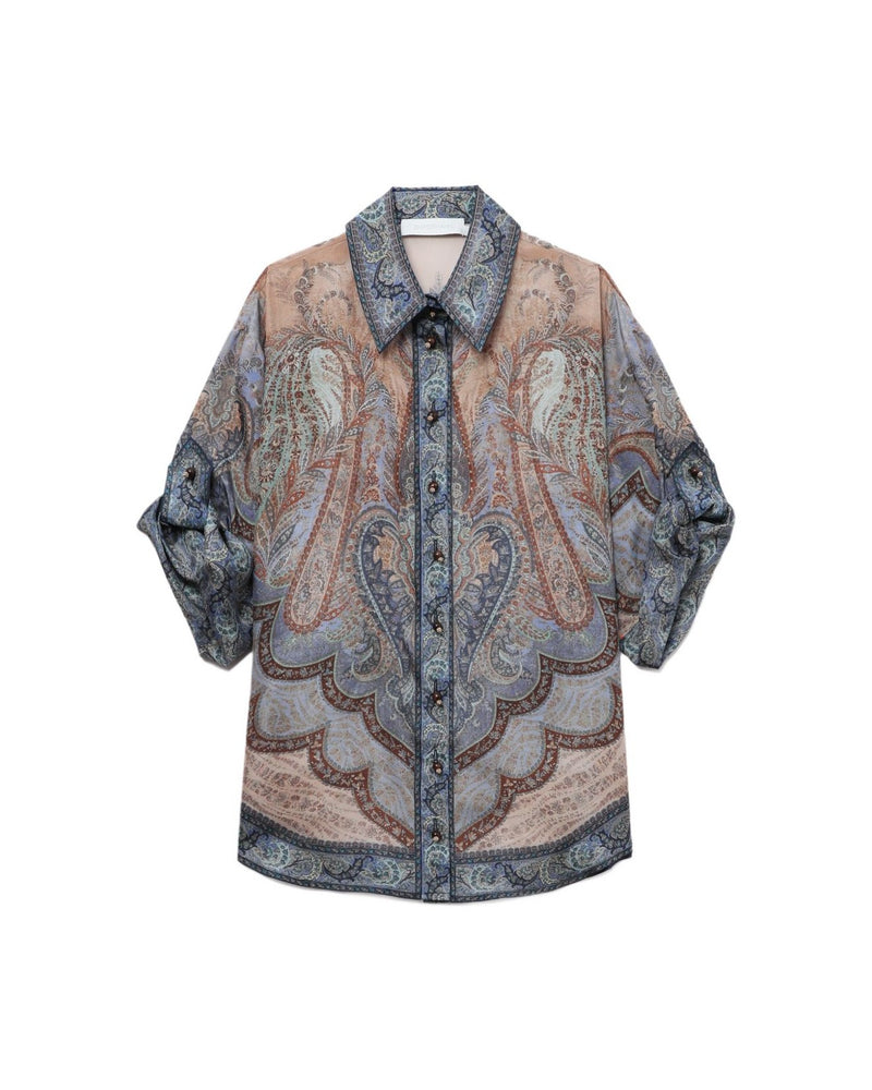 Zimmermann Blue Shirt Glam Steals