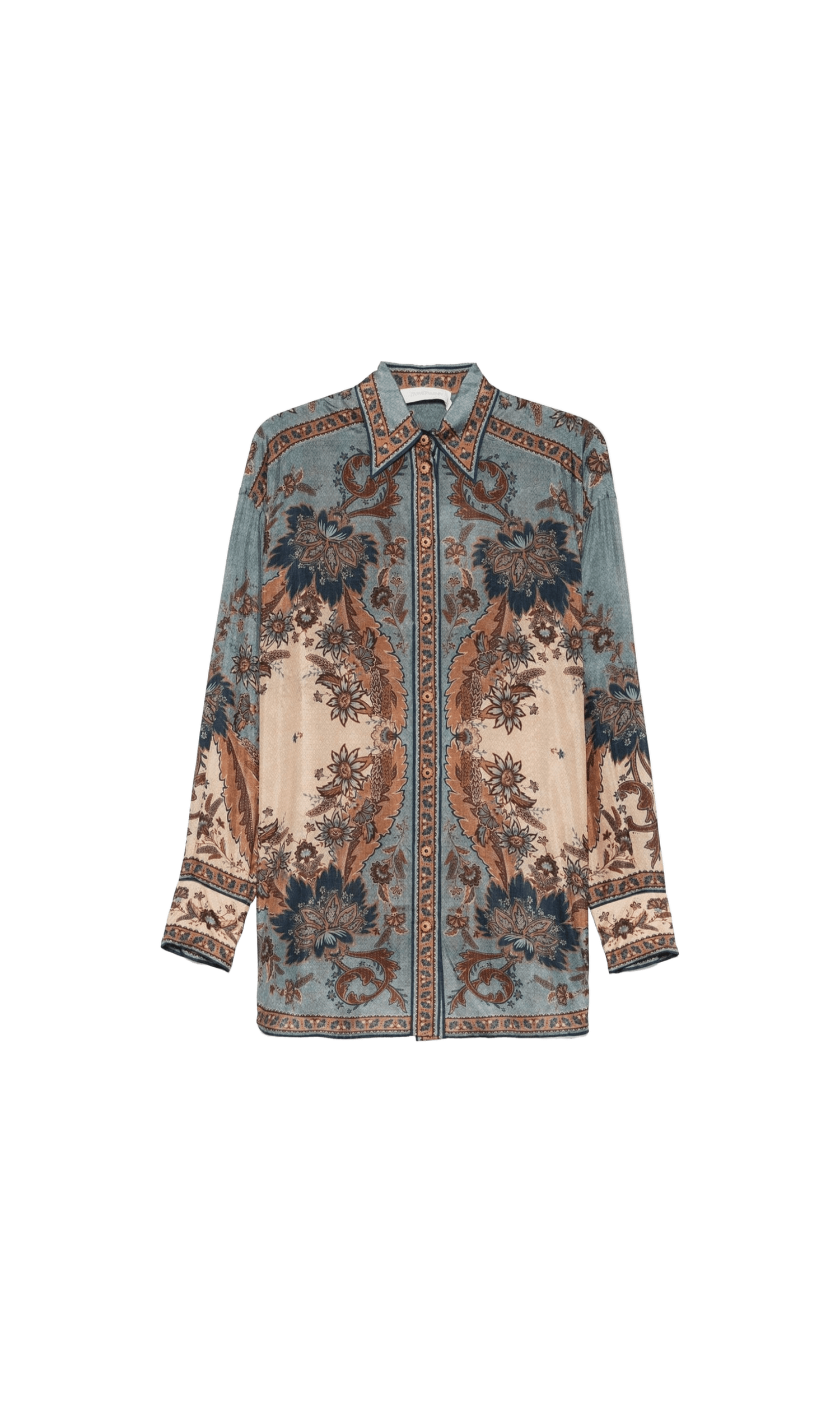 Zimmermann Blue Shirt Glam Steals