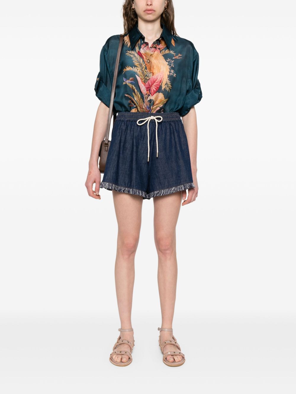 Zimmermann Blue Shirt Glam Steals