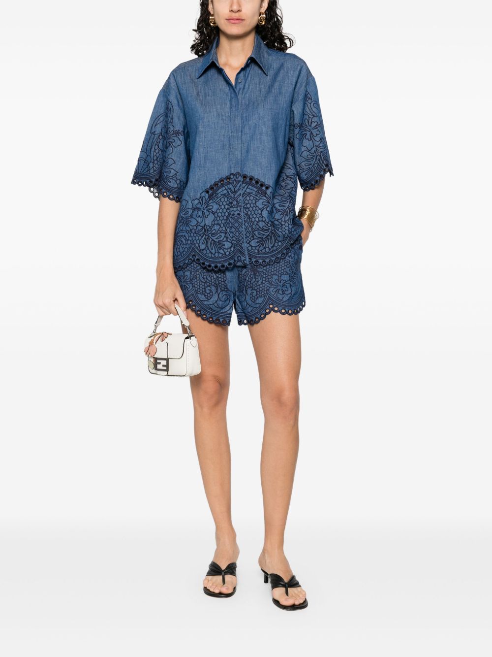 Zimmermann Blue Shirt Glam Steals