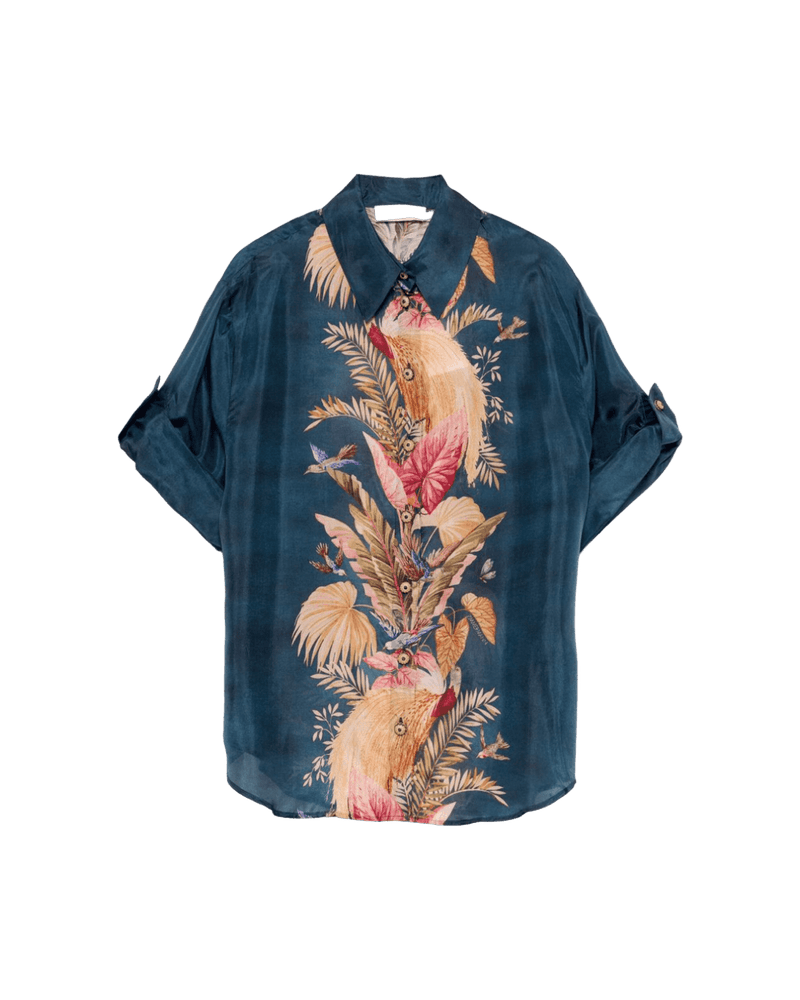 Zimmermann Shirt Blue Glam Steals