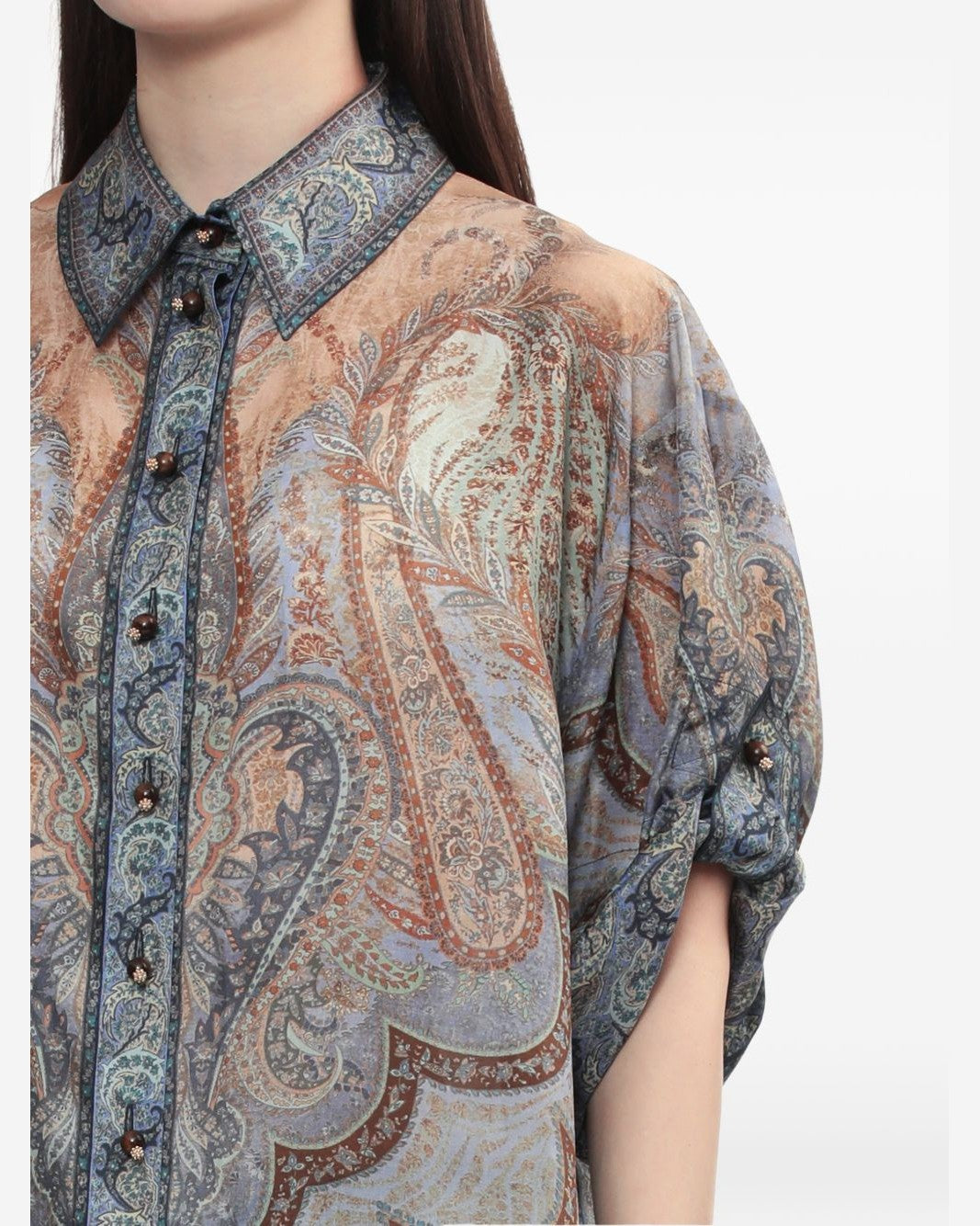Zimmermann Blue Shirt Glam Steals