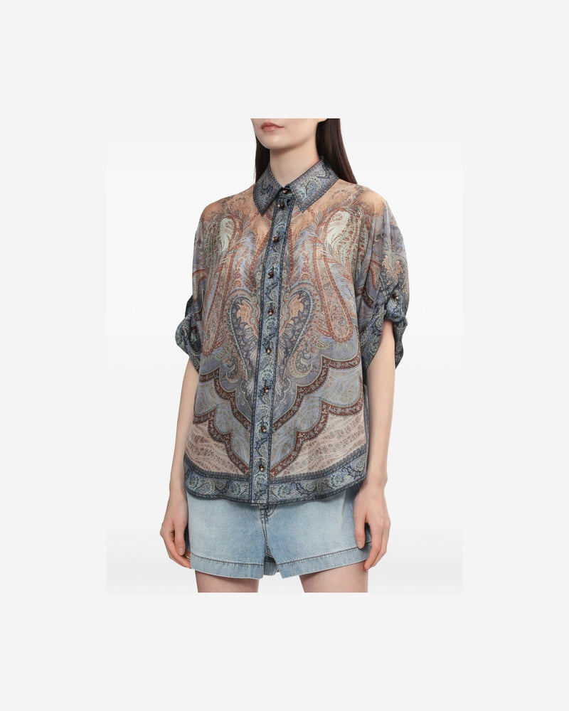 Zimmermann Blue Shirt Glam Steals