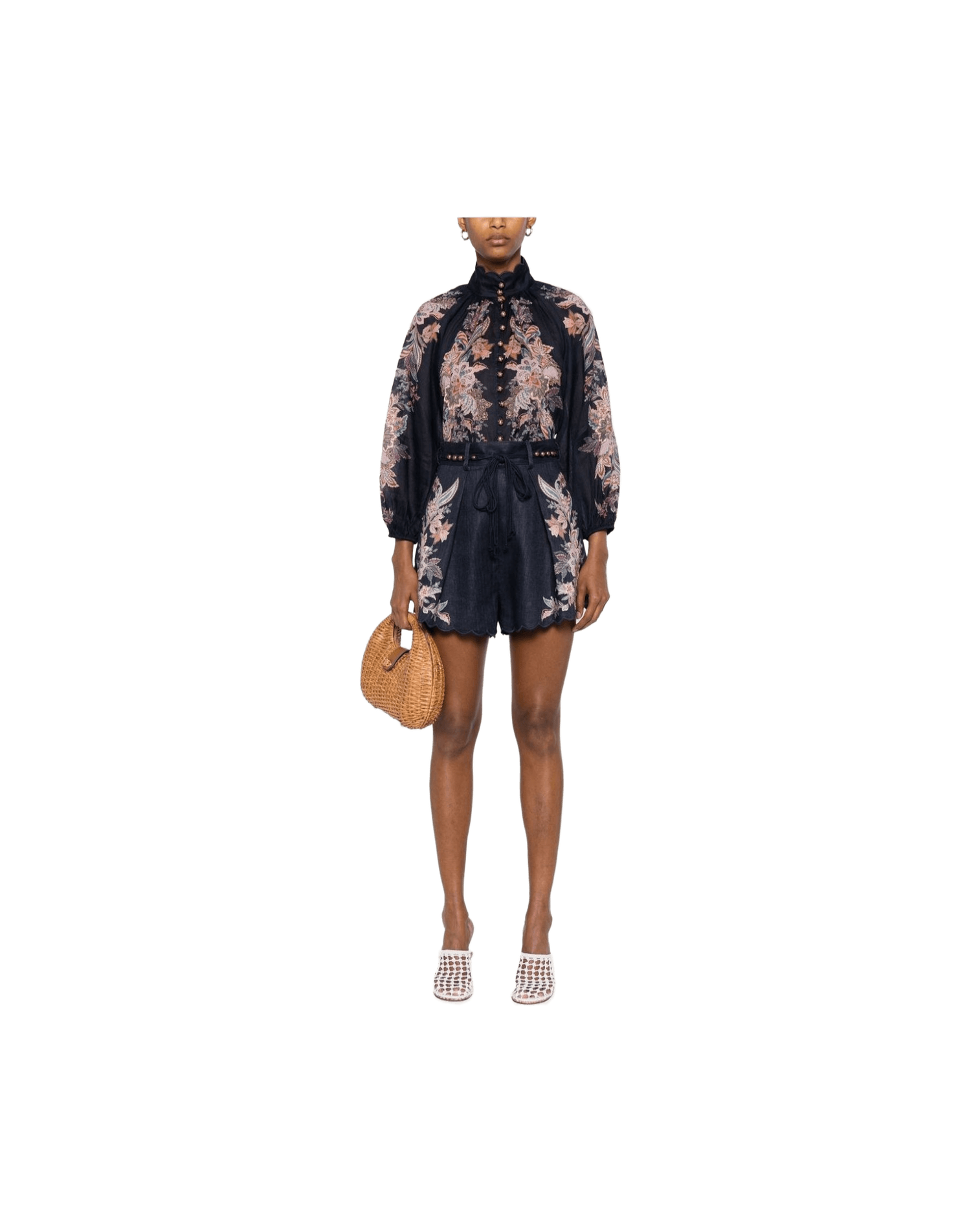 Zimmermann Blue Shorts Glam Steals