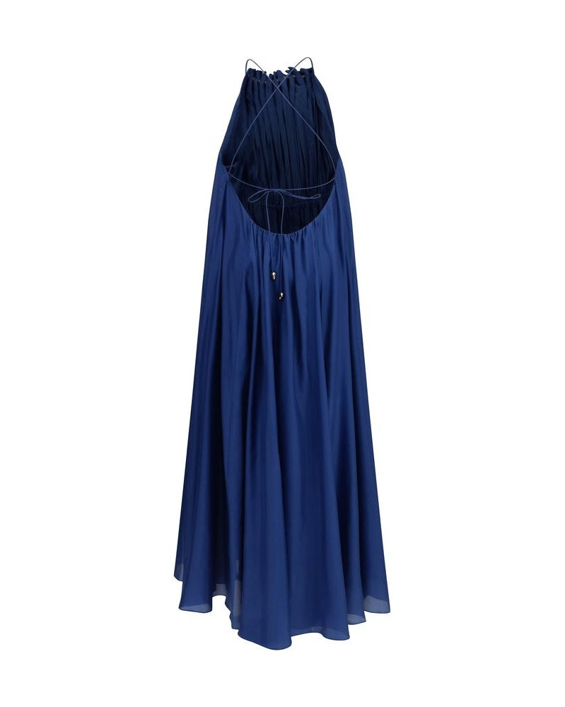 Zimmermann Blue Silk Cocktail Dress Glam Steals