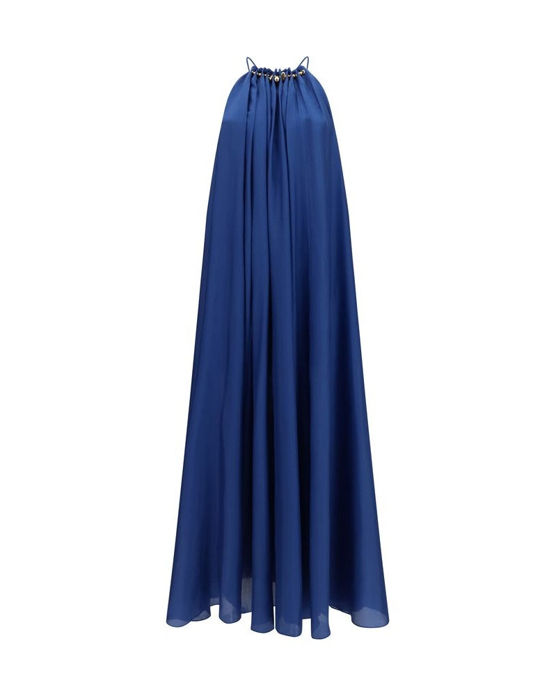 Zimmermann Blue Silk Cocktail Dress Glam Steals
