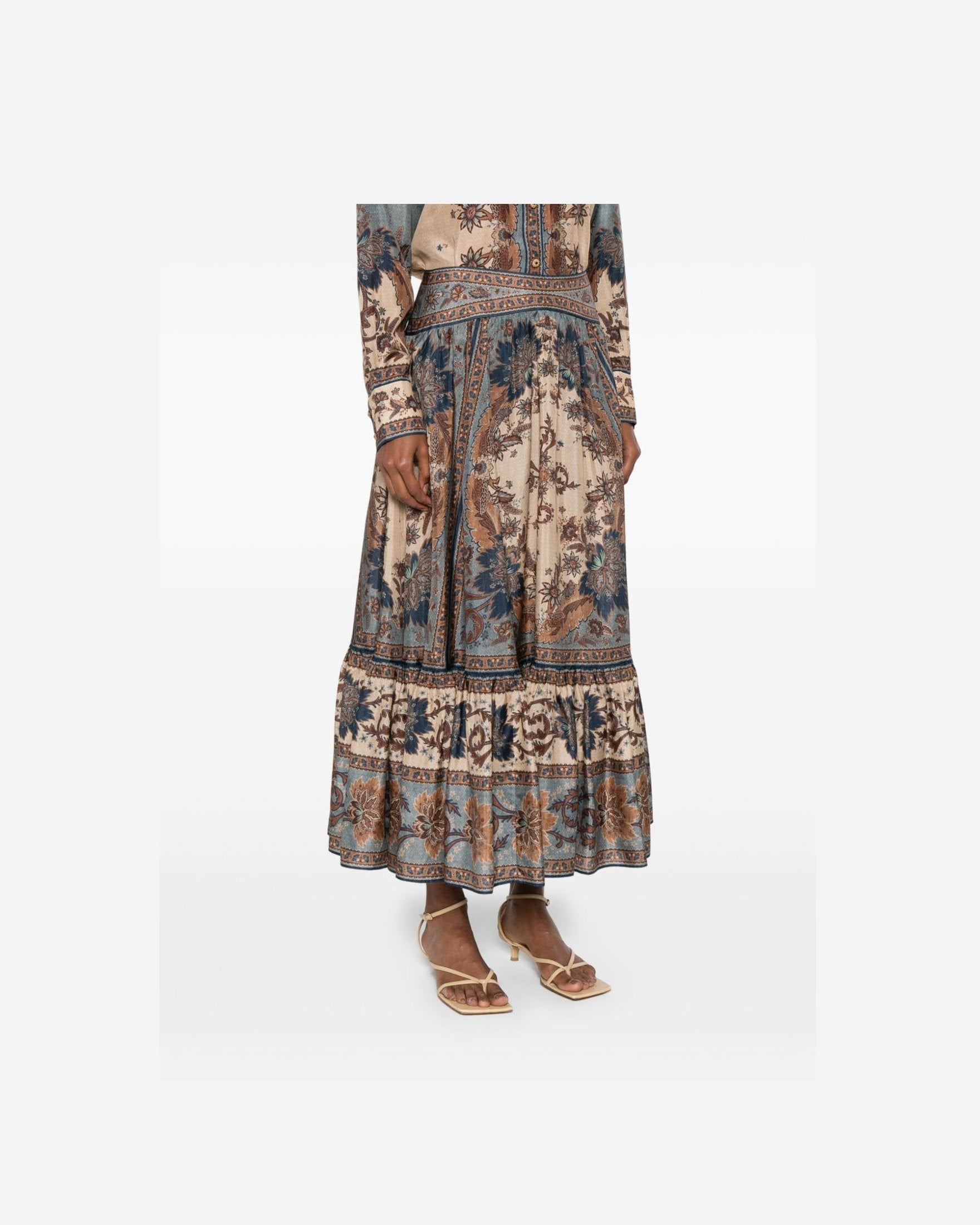 Zimmermann Blue Skirt Glam Steals