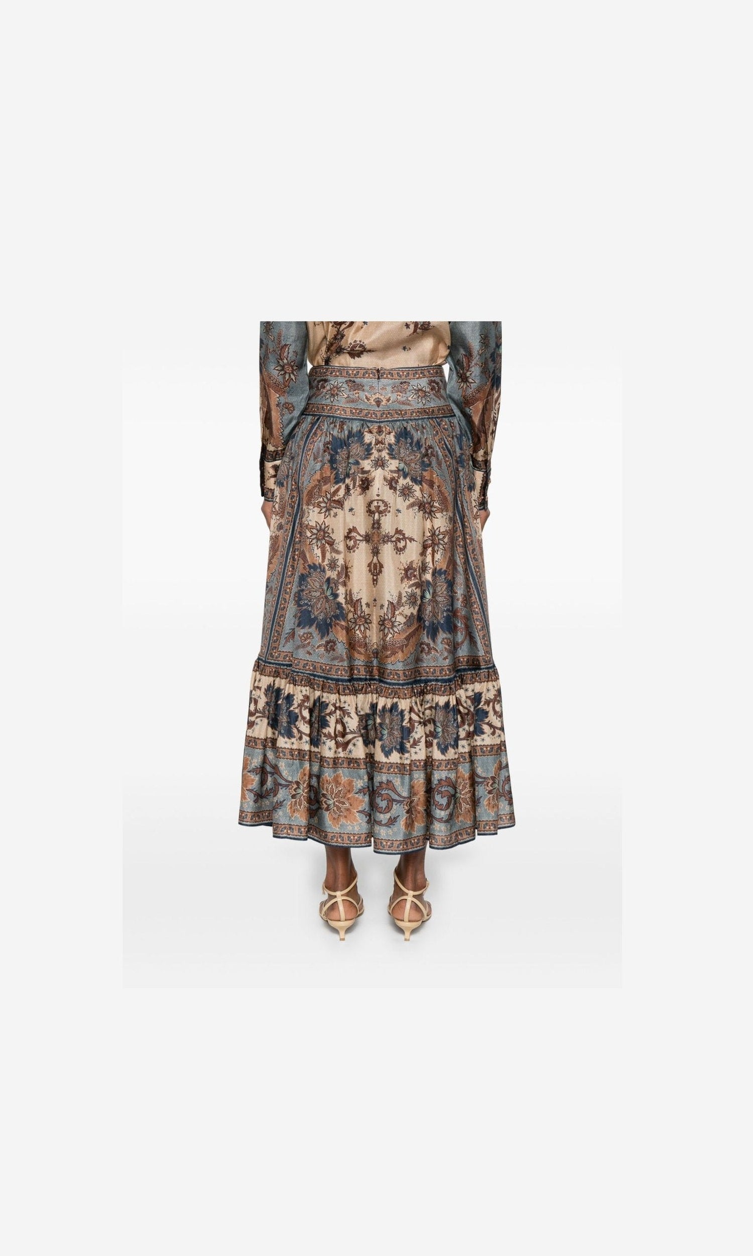 Zimmermann Blue Skirt Glam Steals