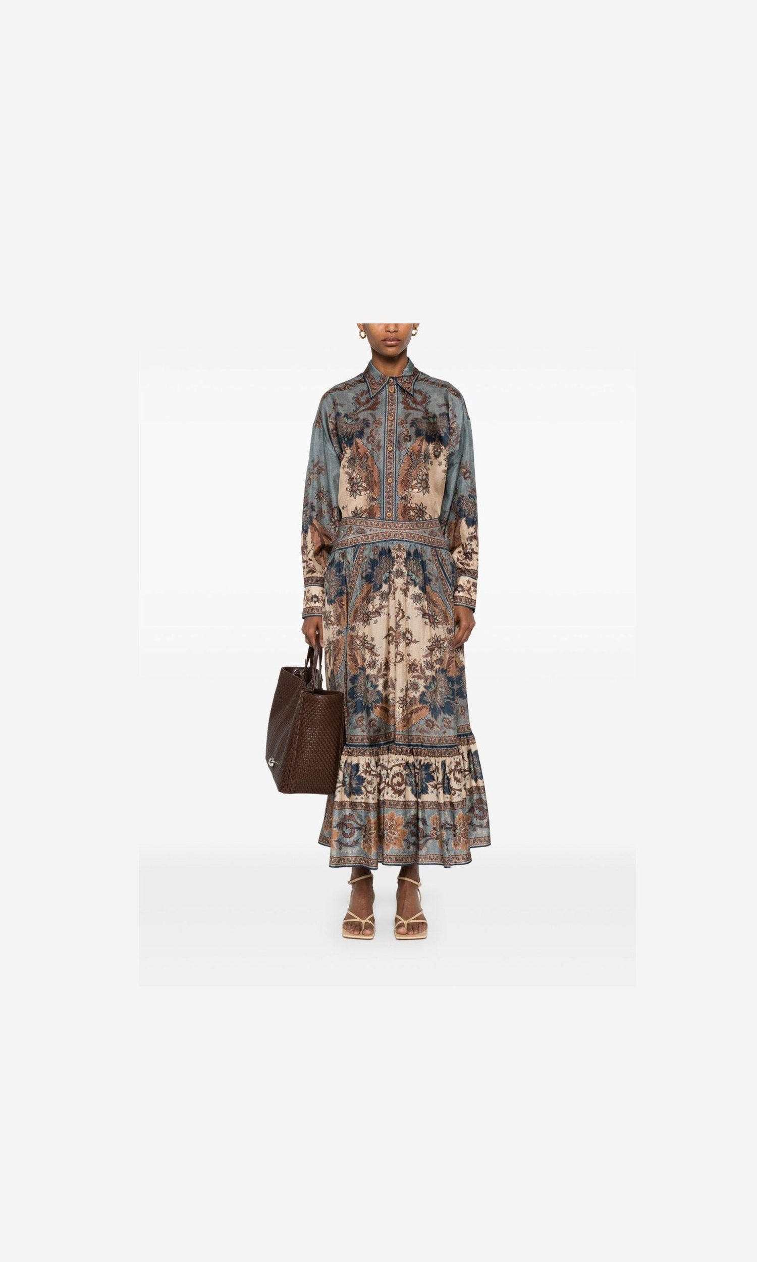 Zimmermann Blue Skirt Glam Steals