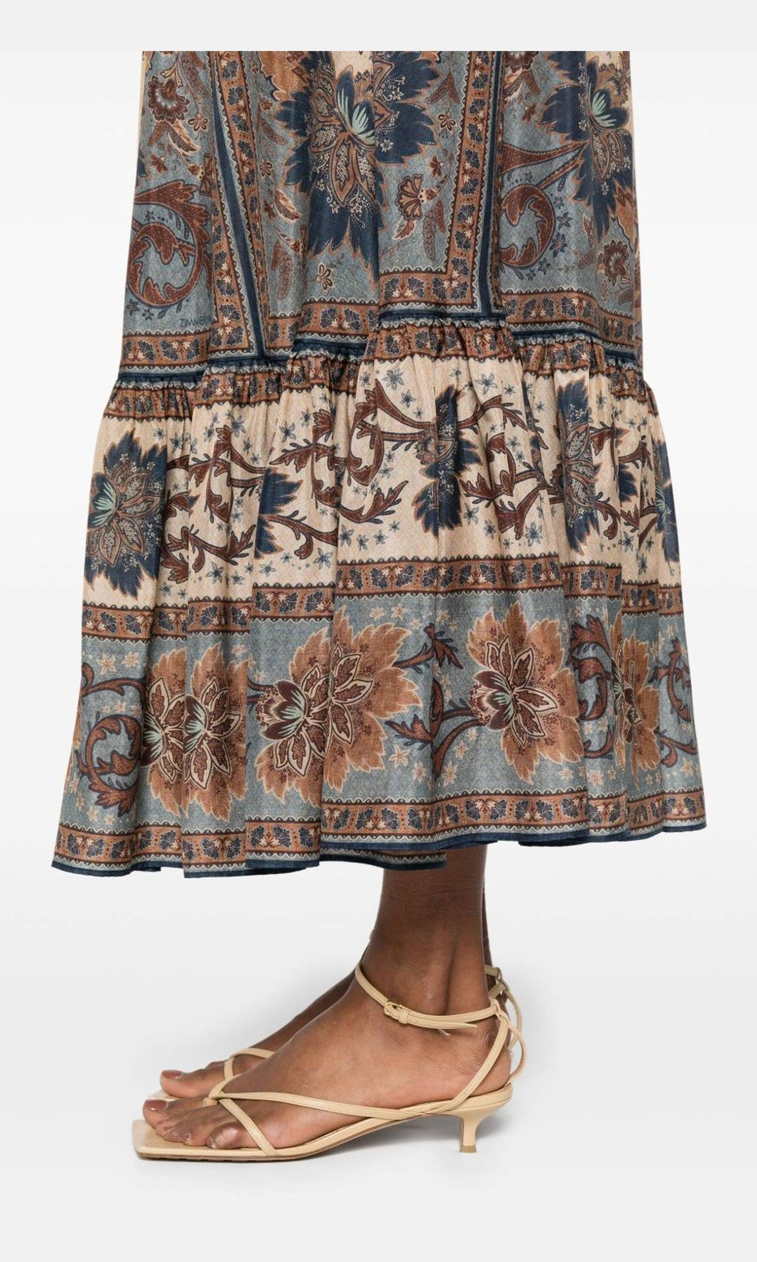 Zimmermann Blue Skirt Glam Steals
