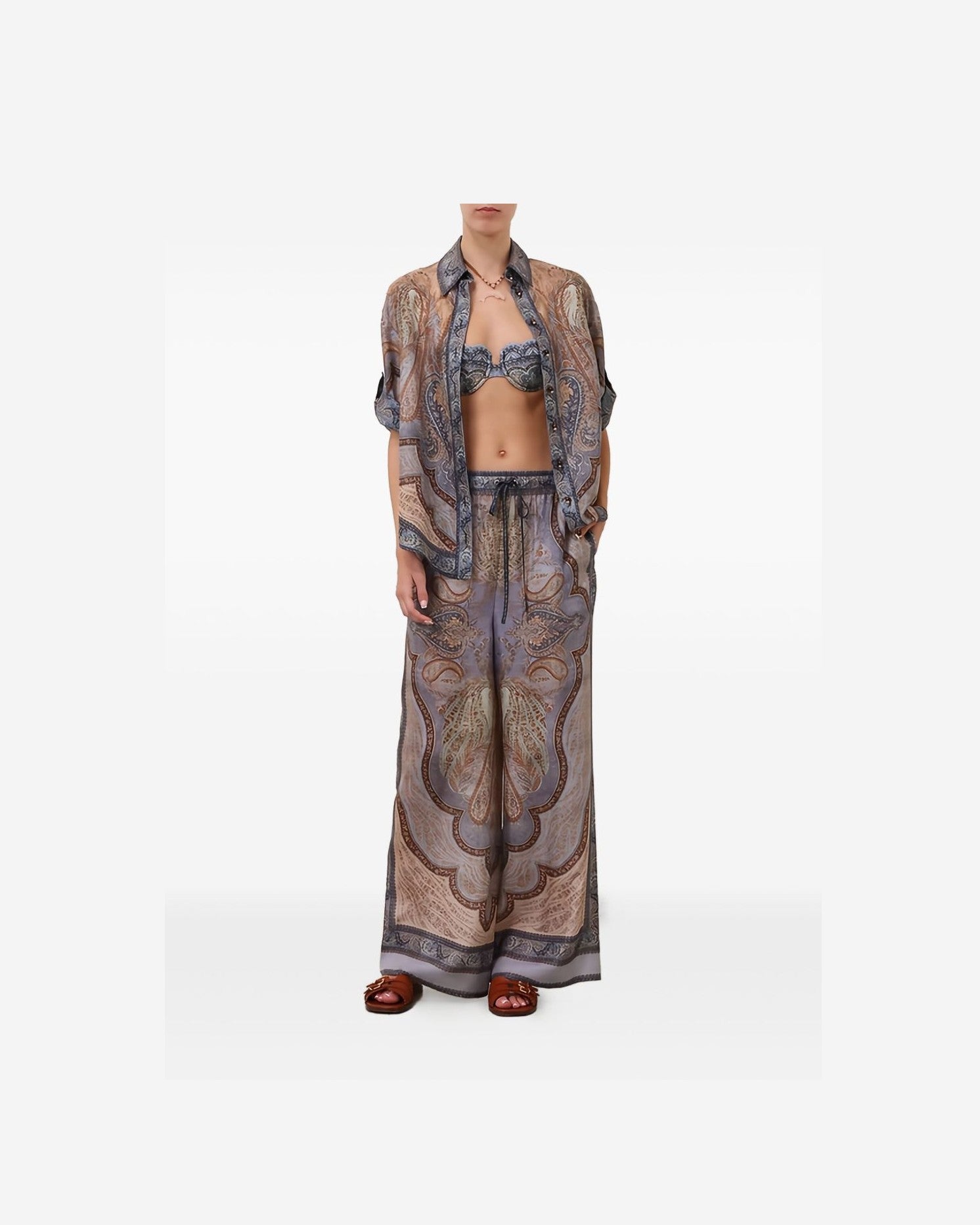 Zimmermann Blue Trouser Glam Steals