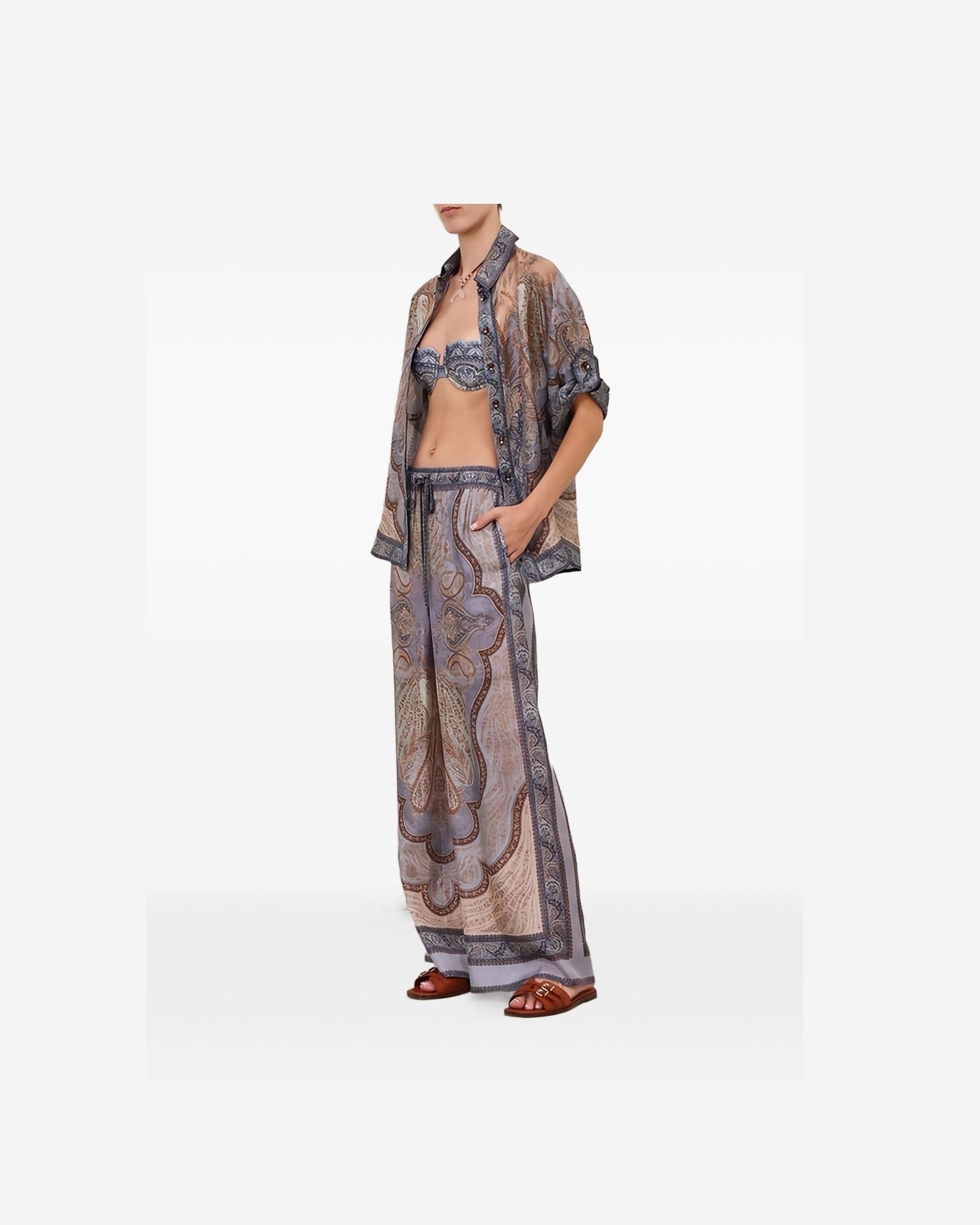Zimmermann Blue Trouser Glam Steals