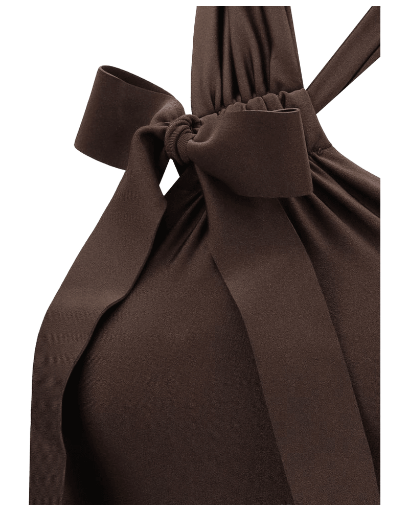 Zimmermann Brown Polyamide One Piece Swimsuit Glam Steals