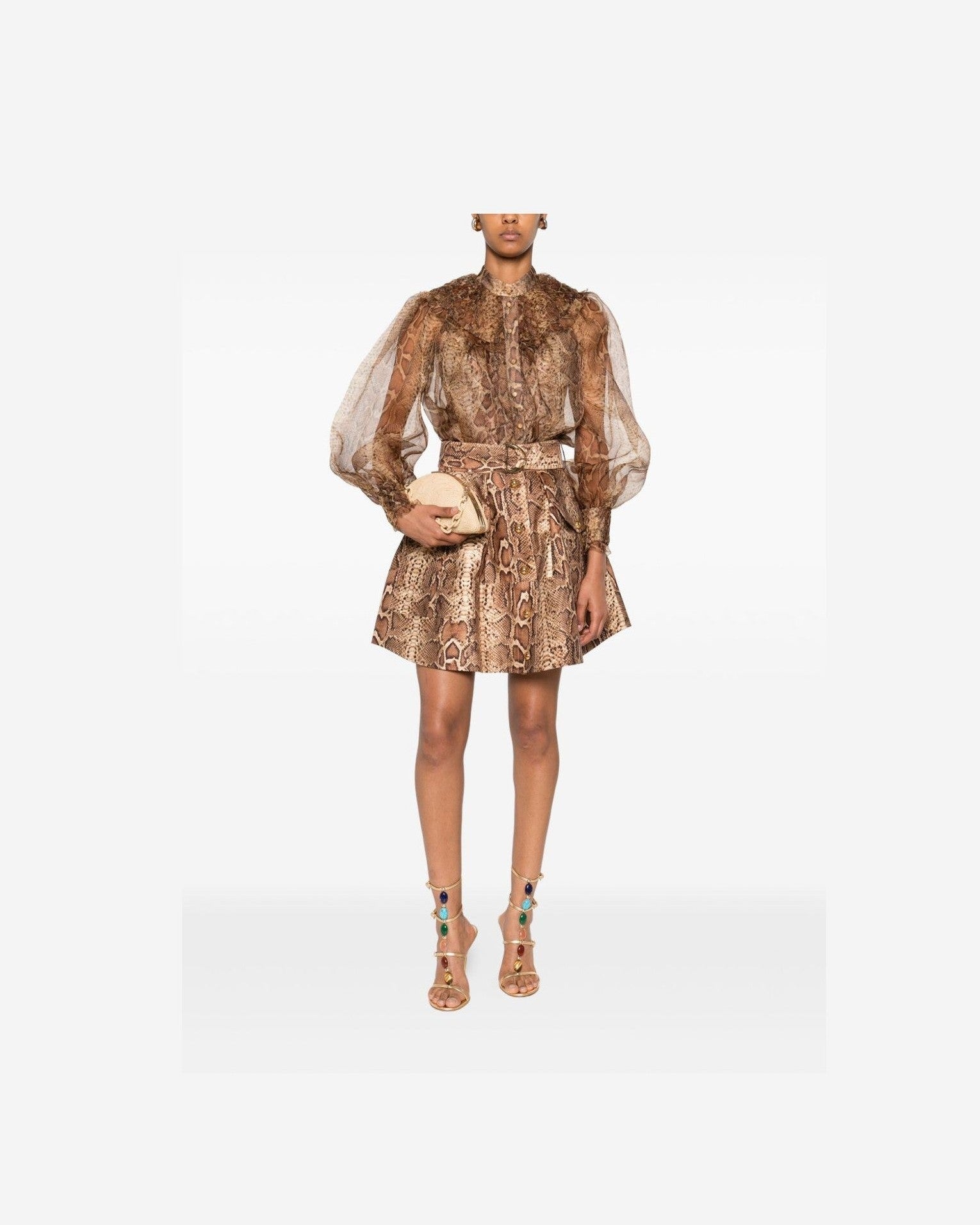 Zimmermann Brown Shirt Glam Steals