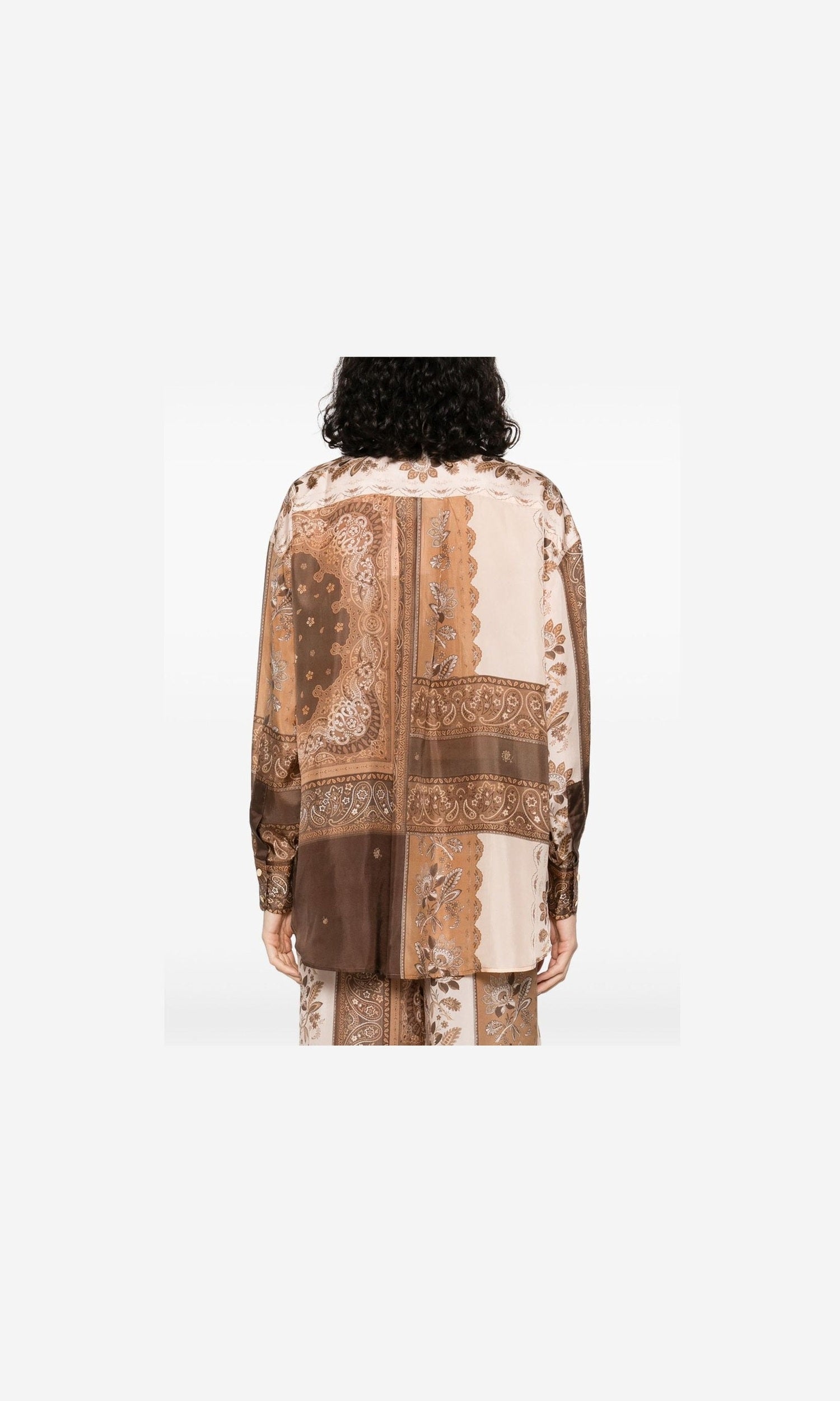 Zimmermann Brown Shirt Glam Steals