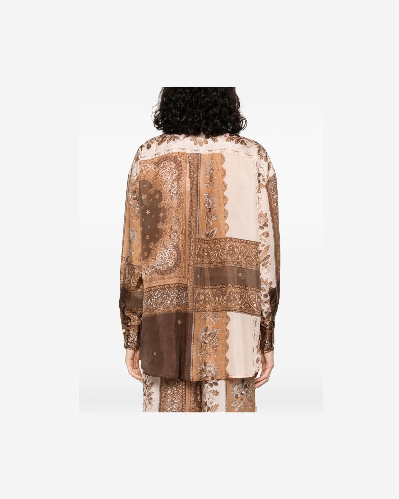 Zimmermann Brown Shirt Glam Steals