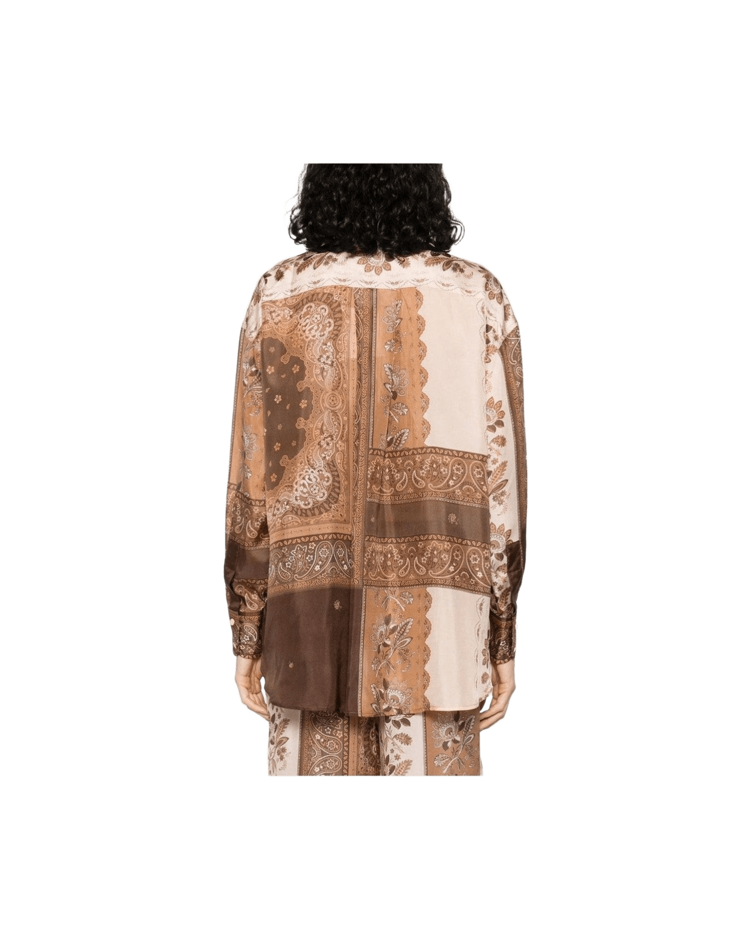 Zimmermann Brown Shirt Glam Steals
