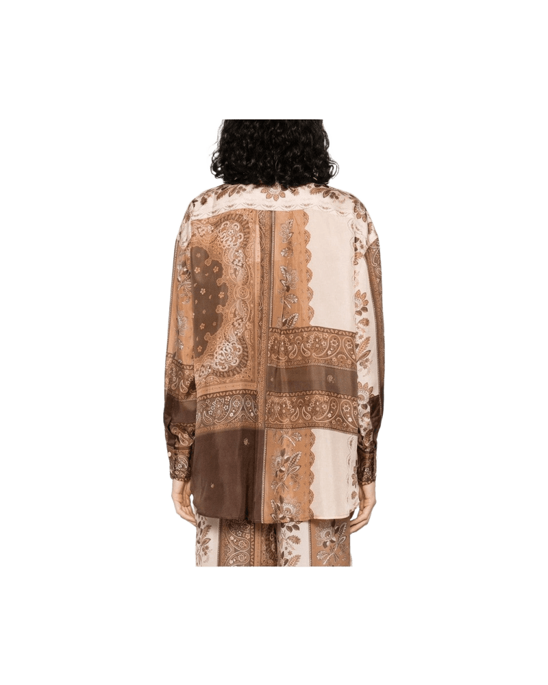 Zimmermann Shirt Brown Glam Steals