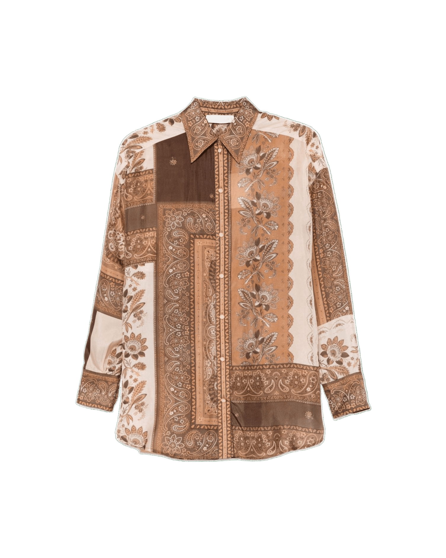 Zimmermann Brown Shirt Glam Steals