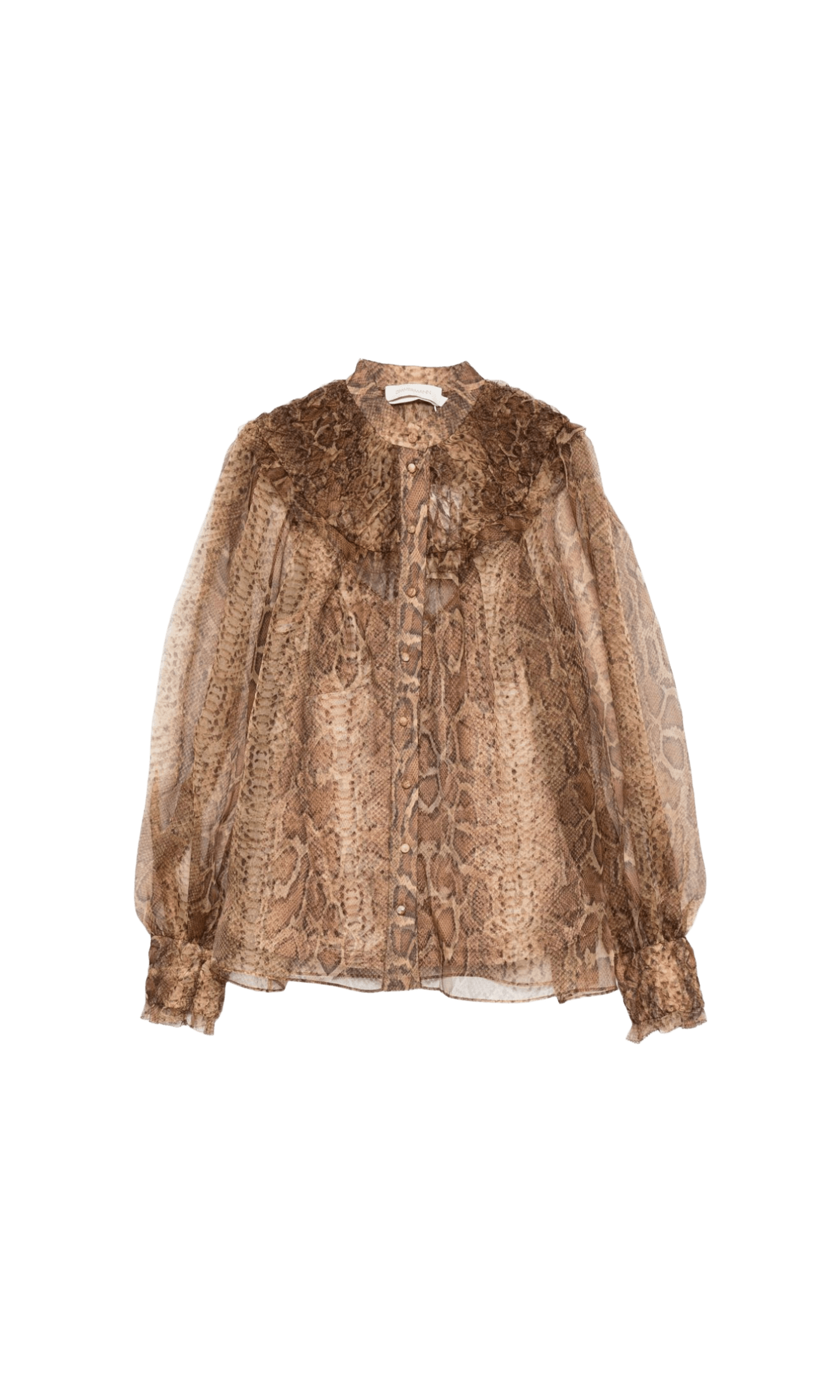 Zimmermann Brown Shirt Glam Steals