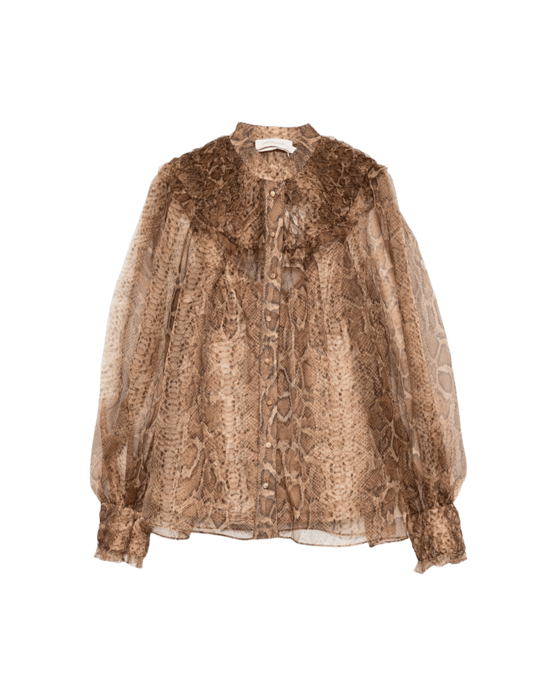 Zimmermann Shirt Brown Glam Steals