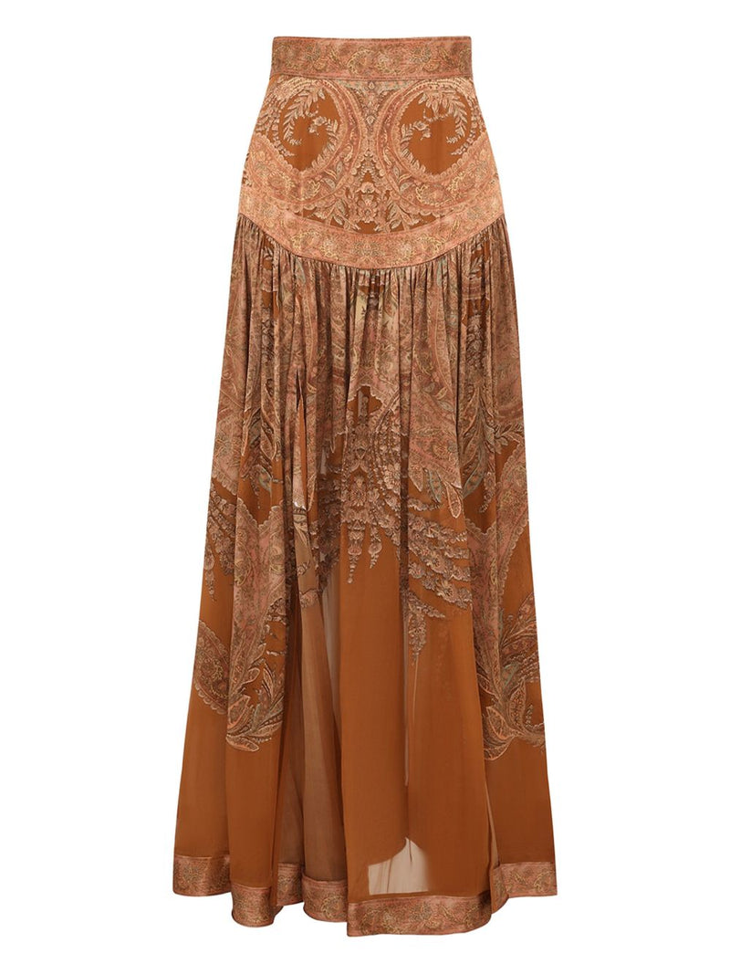 Zimmermann Brown Skirt Glam Steals