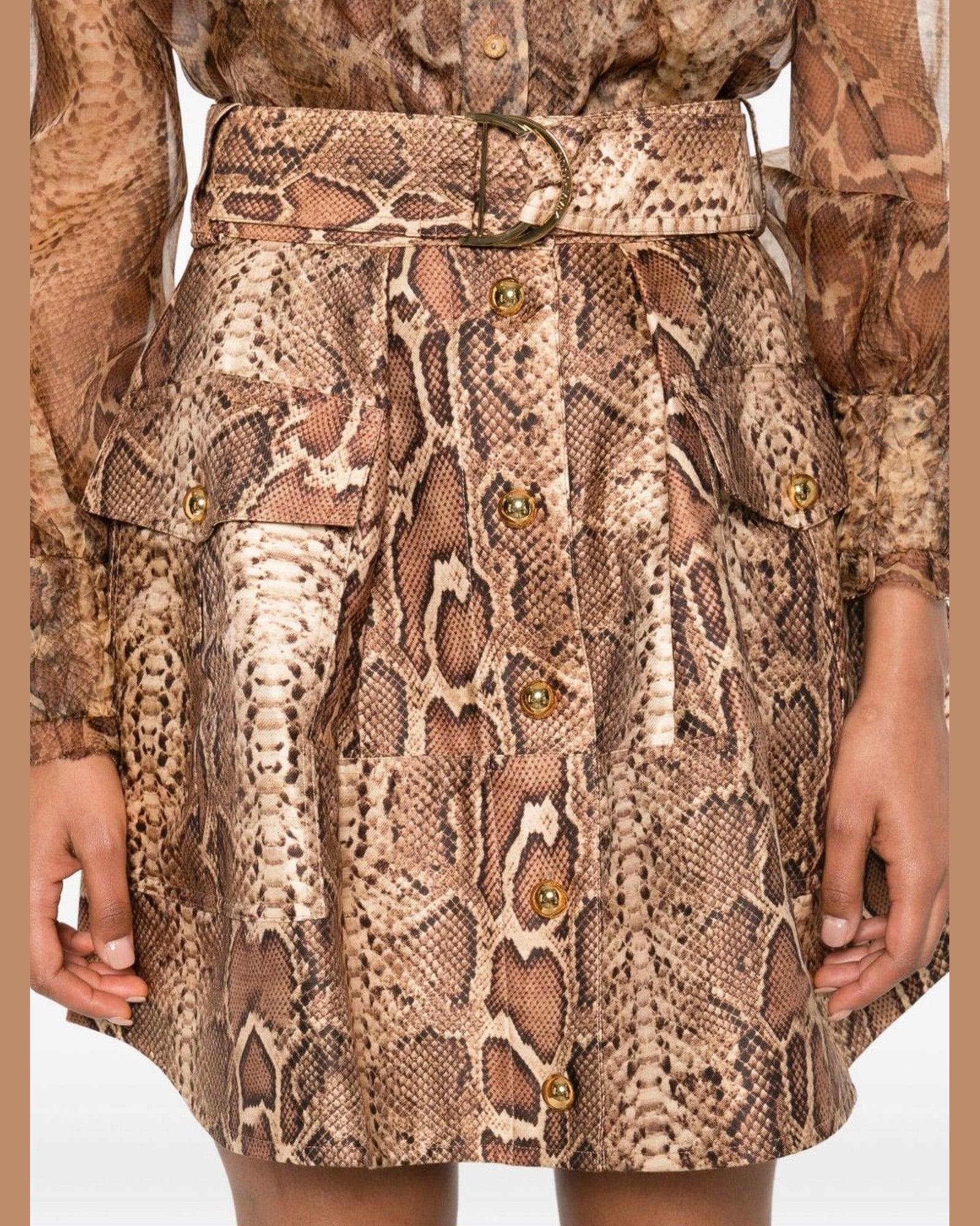 Zimmermann Brown Skirt Glam Steals