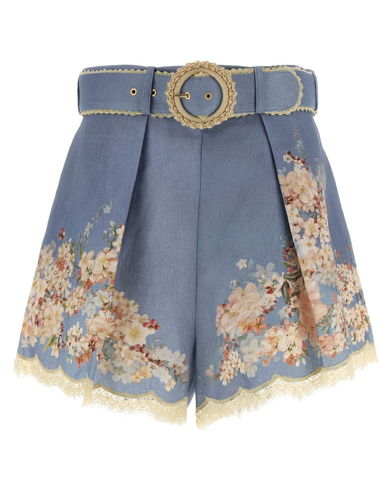 Zimmermann Cascadian Tuck Shorts Glam Steals